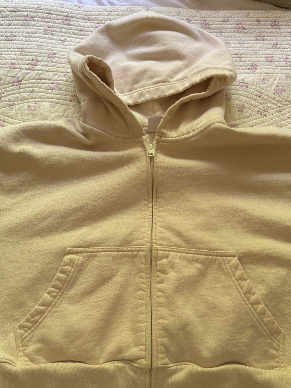 TNA Cream Full-Zip Hoodie